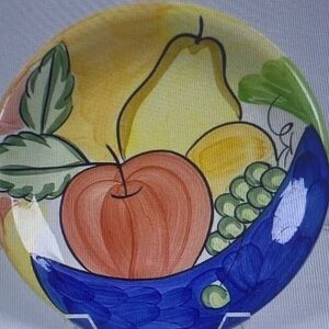 Bella Ceramica Dinner Plate ~ Alfresco Fruit